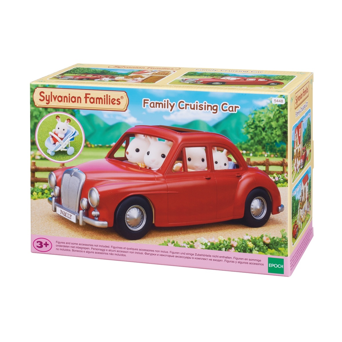 Sylvanian families 5448 rodinné cestovní auto s kočárkem a autosedačkou