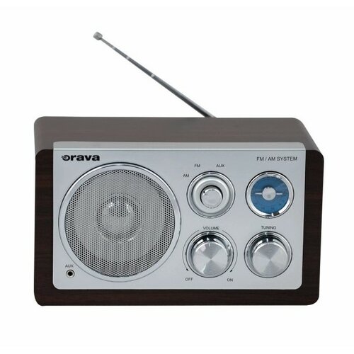 Orava RR-19 C retro rádio, hnědá