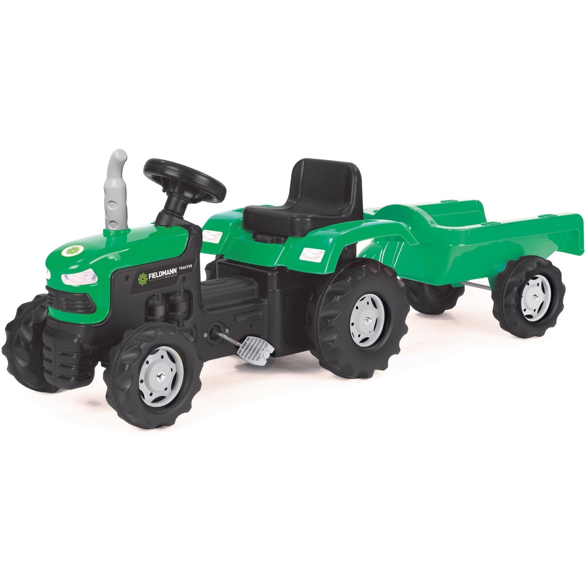 BUDDY TOYS BPT 1013 Šlapací traktor s přívěsem