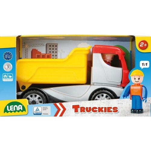 Lena Auto sklápěč s figurkou Truckies, 22 cm