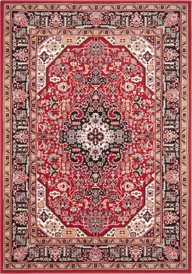 Červený koberec Nouristan Skazar Isfahan, 200 x 290 cm