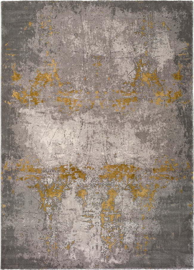 Šedý koberec Universal Mesina Mustard, 200 x 290 cm