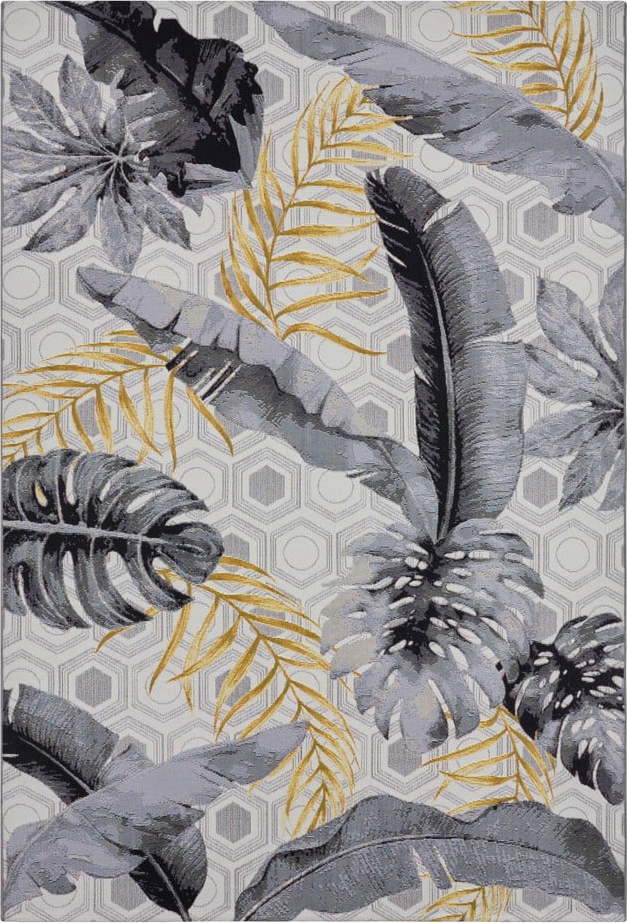 Žluto-šedý venkovní koberec 285x200 cm Flair - Hanse Home