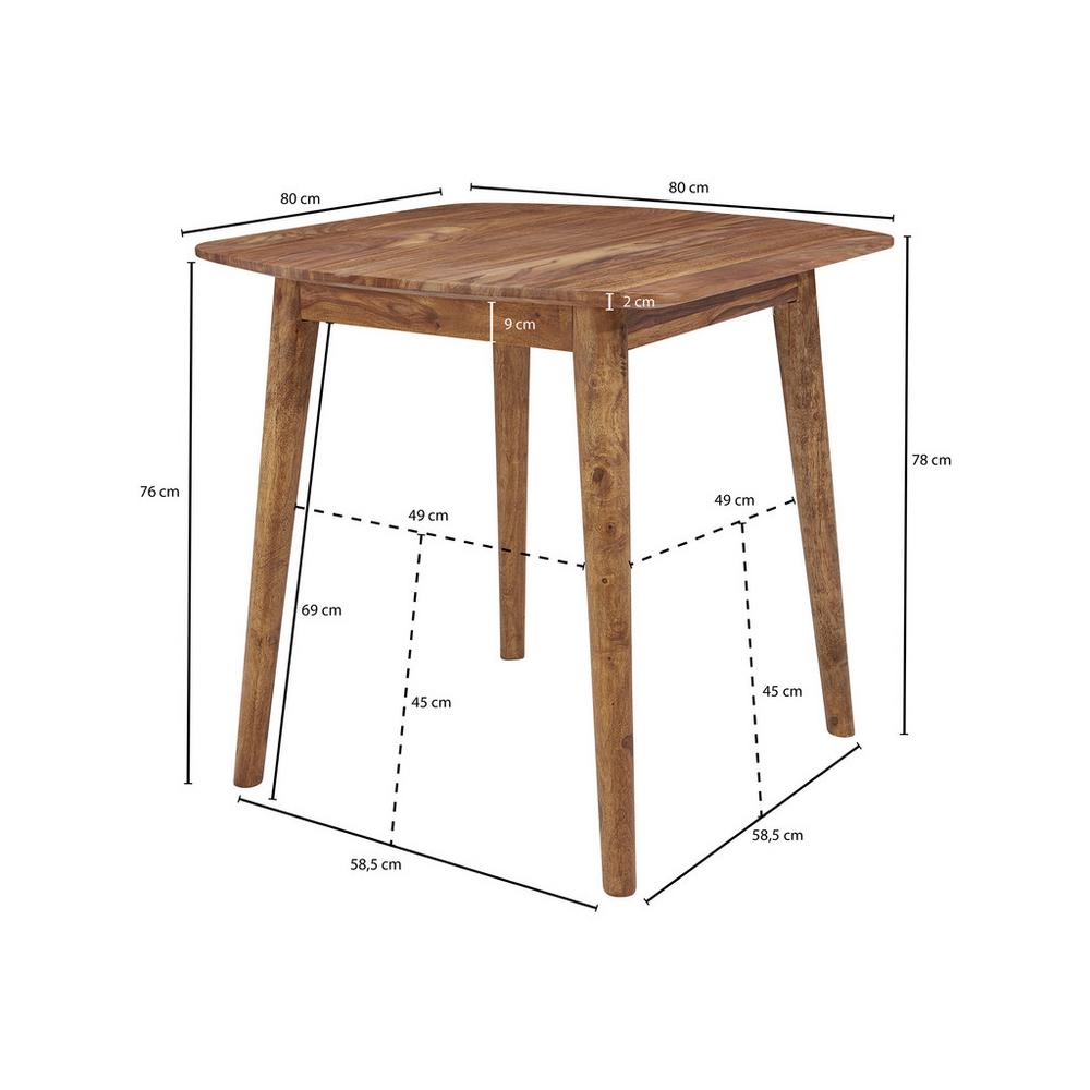 Jídelní stůl masív š:80cm