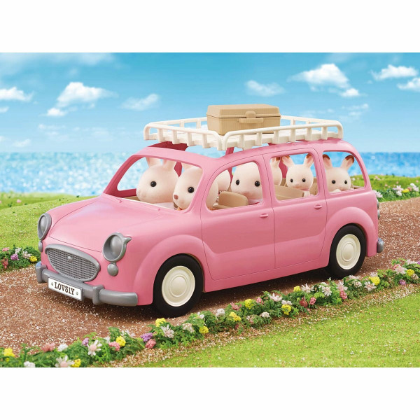 Sylvanian family 5535 Rodinné auto růžové Van