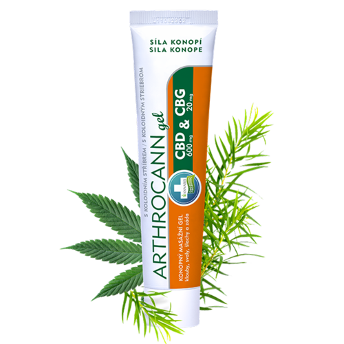 Annabis Arthrocann gel na klouby, svaly, šlachy CBD+CBG 75 ml