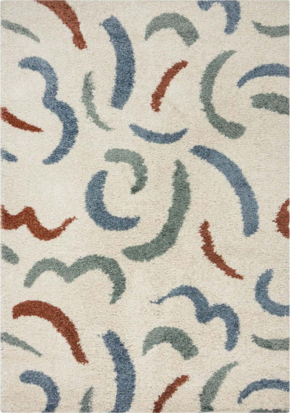 Krémový koberec 200x290 cm Squiggle – Flair Rugs