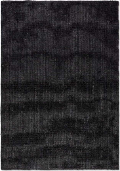 Černý jutový koberec 120x170 cm Bouclé – Hanse Home