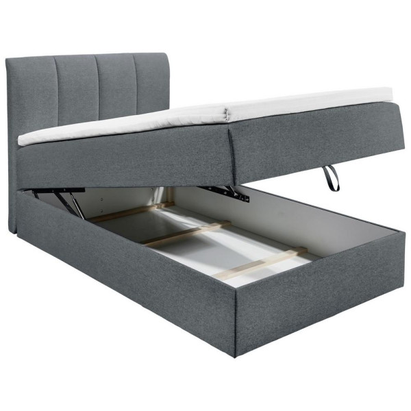 Boxspring postel GRANADA antracitová 120x200 cm