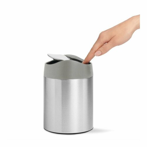 Simplehuman odpadový koš na stůl MINI 1,5 l, nerez