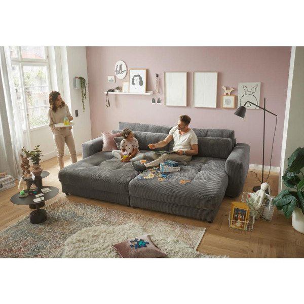 Mega pohovka LOVESEAT antracit