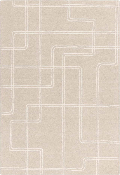 Béžový ručně tkaný vlněný koberec 200x300 cm Ada – Asiatic Carpets