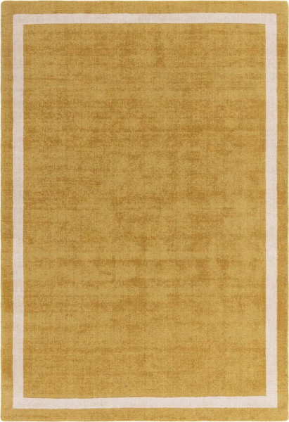 Okrově žlutý ručně tkaný vlněný koberec 160x230 cm Albi – Asiatic Carpets