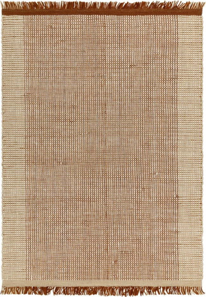 Hnědý ručně tkaný vlněný koberec 120x170 cm Avalon – Asiatic Carpets