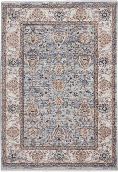 Modro-krémový koberec 80x150 cm Vintage – Think Rugs