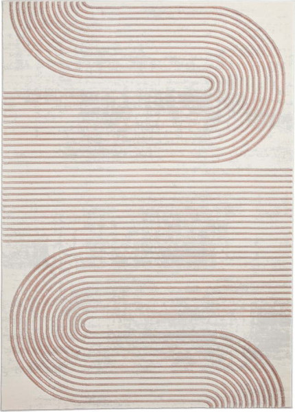 Růžovo-světle šedý koberec 80x150 cm Apollo – Think Rugs