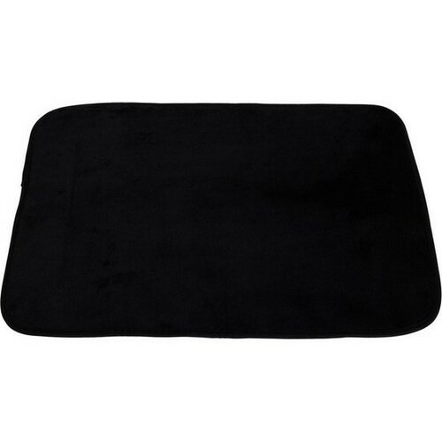 Koupelnová předložka Bath black, 40 x 60 cm