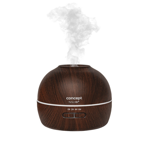 Concept ZV1006 zvlhčovač vzduchu s aromadifuzérem 2v1 Perfect air Wood, tmavé dřevo