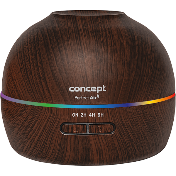 Concept ZV1006 zvlhčovač vzduchu s aromadifuzérem 2v1 Perfect air Wood, tmavé dřevo