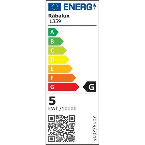 Rabalux Dekorativní LED filament žárovka s točeným vláknem, kouřového zabarvení skla, E27, ST64, 5W, 200lm, 2200K, 20000h.