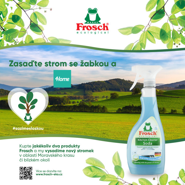 Frosch EKO Bio Spiritus čistič skel – náhradní náplň, 950 ml