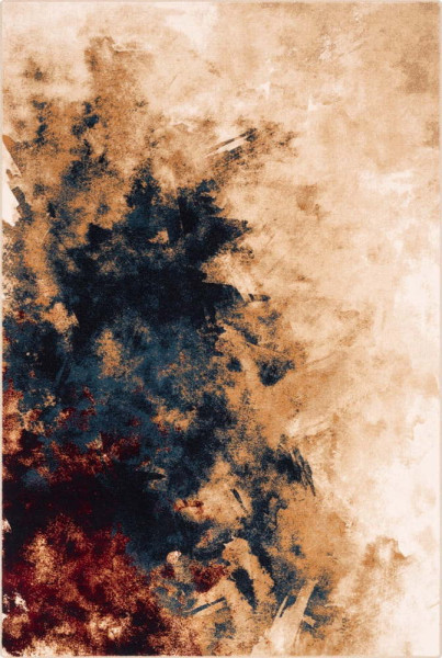 Vlněný koberec 133x180 cm Burst dark beige – Agnella