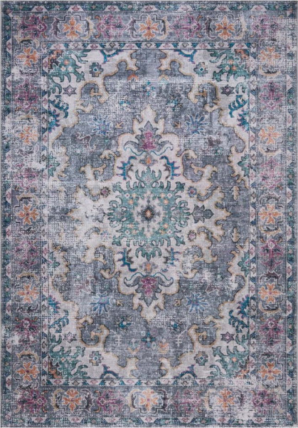 Modro-šedý pratelný koberec 230x160 cm FOLD Millie - Flair Rugs