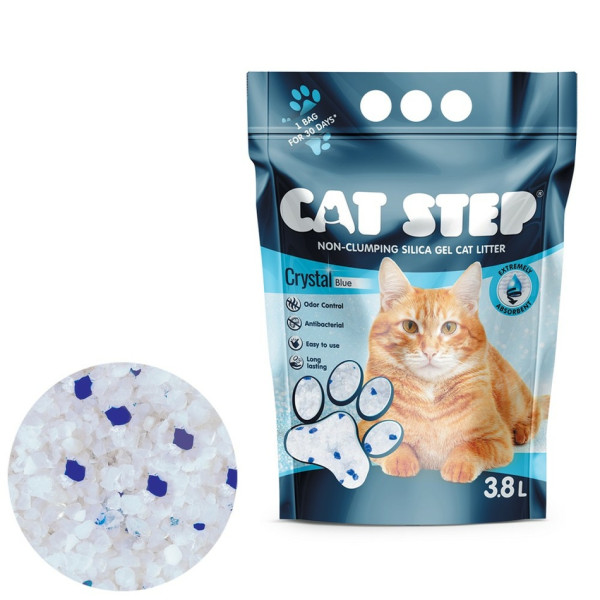 Cat Step Crystal Blue 1,67kg 3,8l / 8