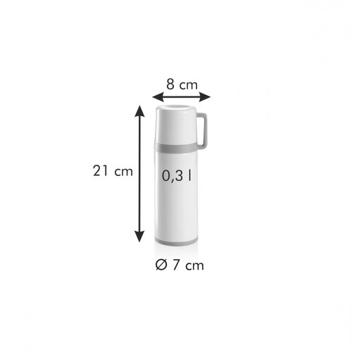 Tescoma Termoska s hrníčkem CONSTANT CREAM, 0,3 l