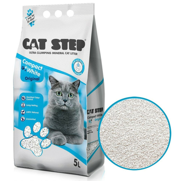 Cat Step Compact White Original 5l /4bal//248pal