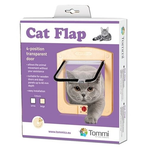 Cat Flap dvířka pro kočky písková