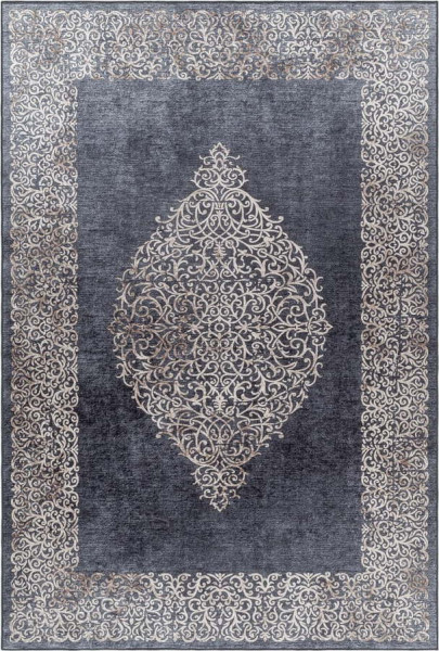 Antracitový pratelný koberec 80x150 cm Fiesta – Ayyildiz Carpets