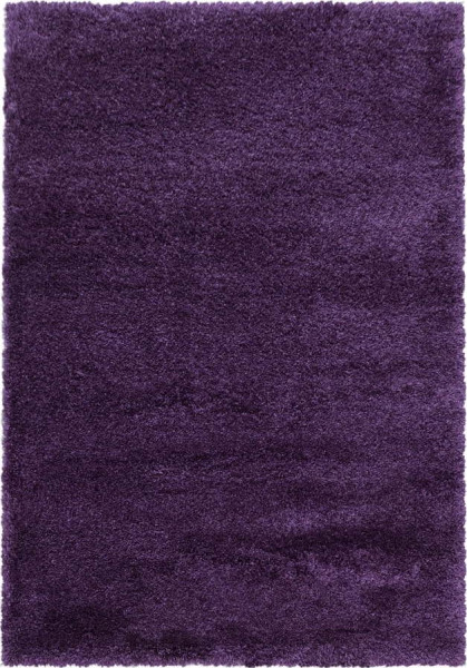 Tmavě fialový koberec 80x150 cm Fluffy – Ayyildiz Carpets