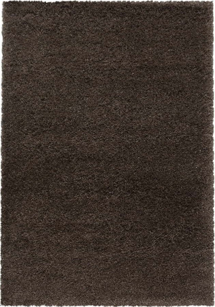 Tmavě hnědý koberec 80x150 cm Fluffy – Ayyildiz Carpets