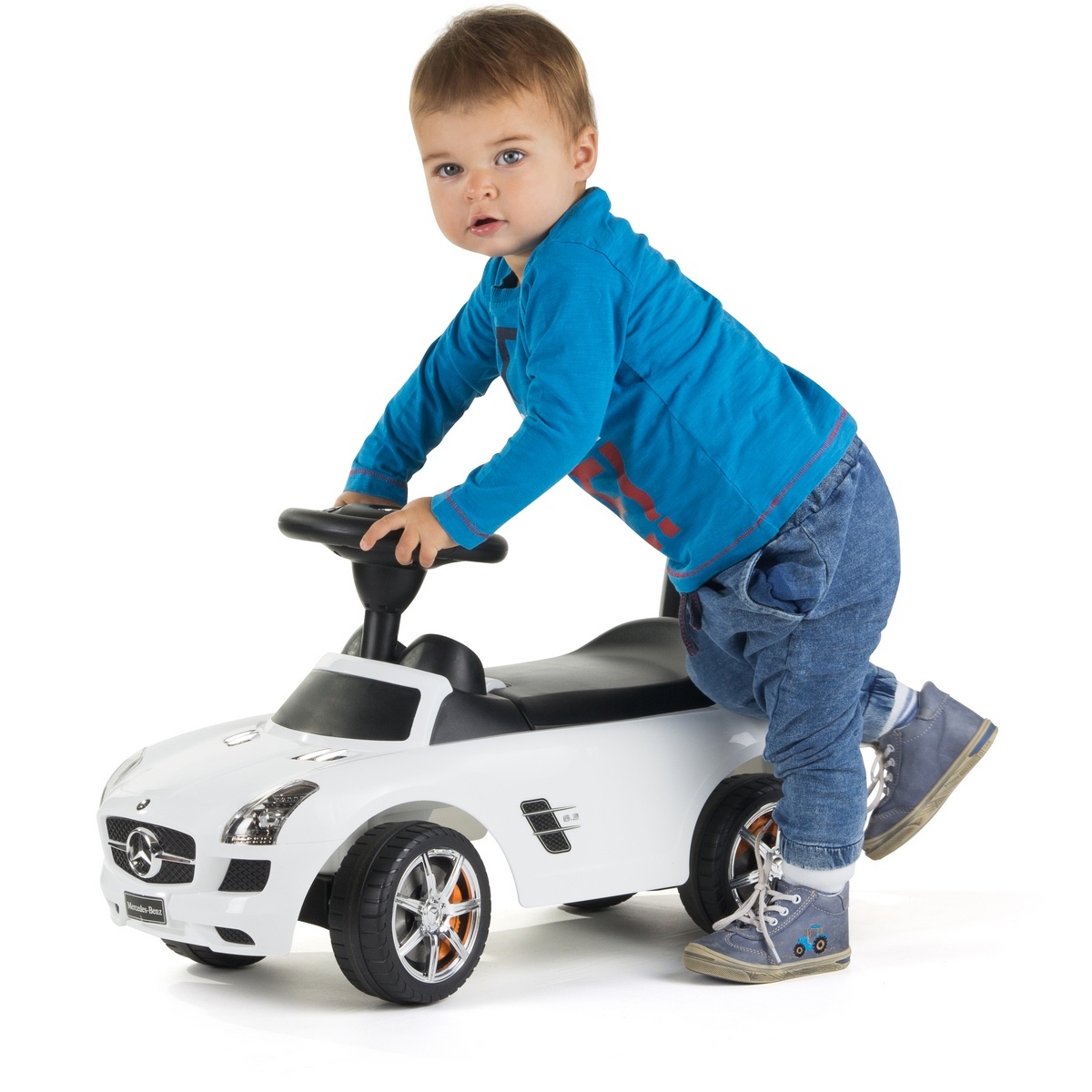 Odrážedlo Buddy Toys Mercedes bílé