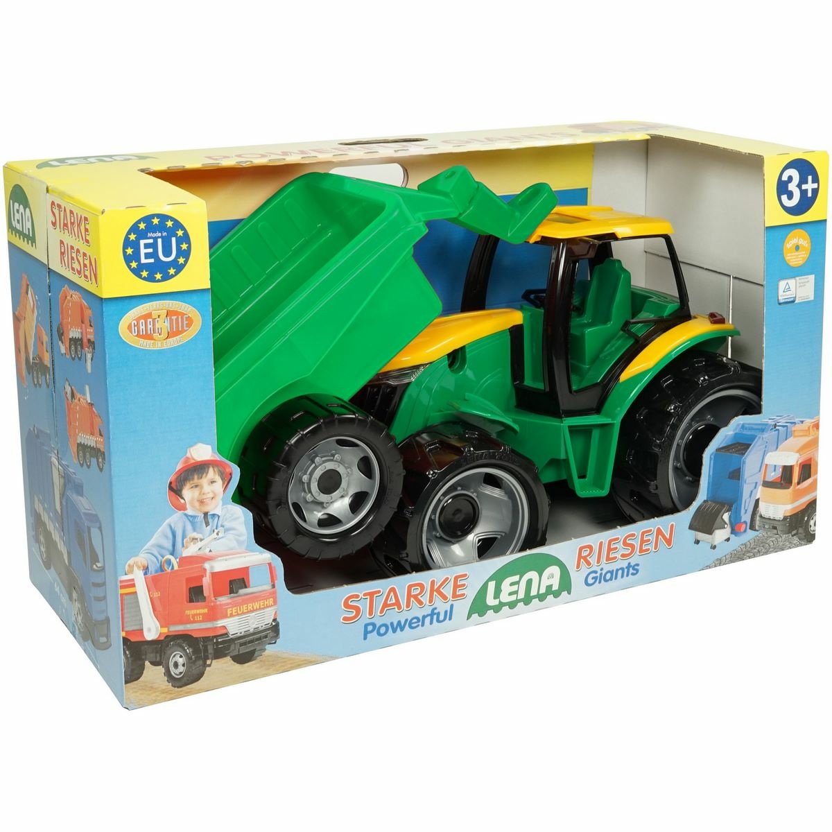 Lena Traktor s vozíkem, 71 x 35 x 29 cm