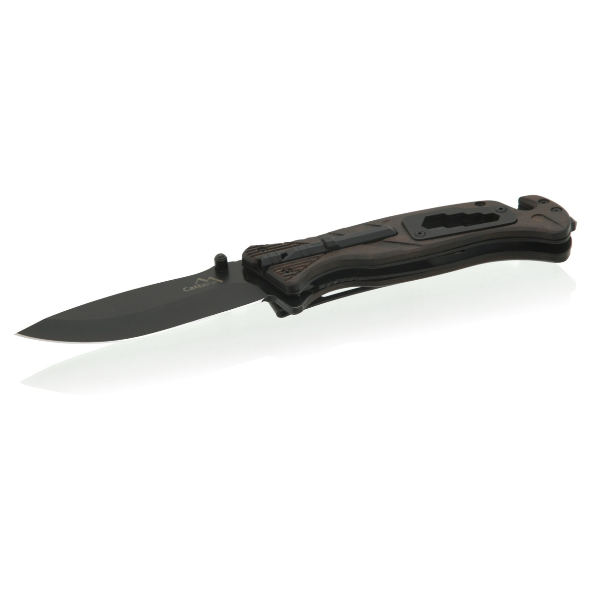 Cattara Zavírací nůž BLACK BLADE s pojistkou 21,5 cm