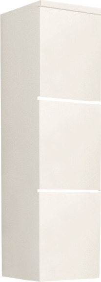 Tempo Kondela Vysoká skříňka MASON WH 11 - bílá / bílý lesk + kupón KONDELA10 na okamžitou slevu 3% (kupón uplatníte v košíku)