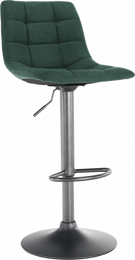 Tempo Kondela Barová židle LAHELA - zelená / černá + kupón KONDELA10 na okamžitou slevu 3% (kupón uplatníte v košíku)