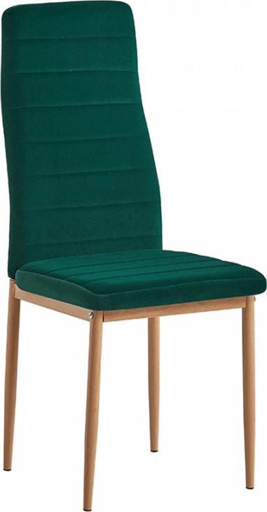 Tempo Kondela Židle COLETA NOVA - smaragdová /dub + kupón KONDELA10 na okamžitou slevu 3% (kupón uplatníte v košíku)