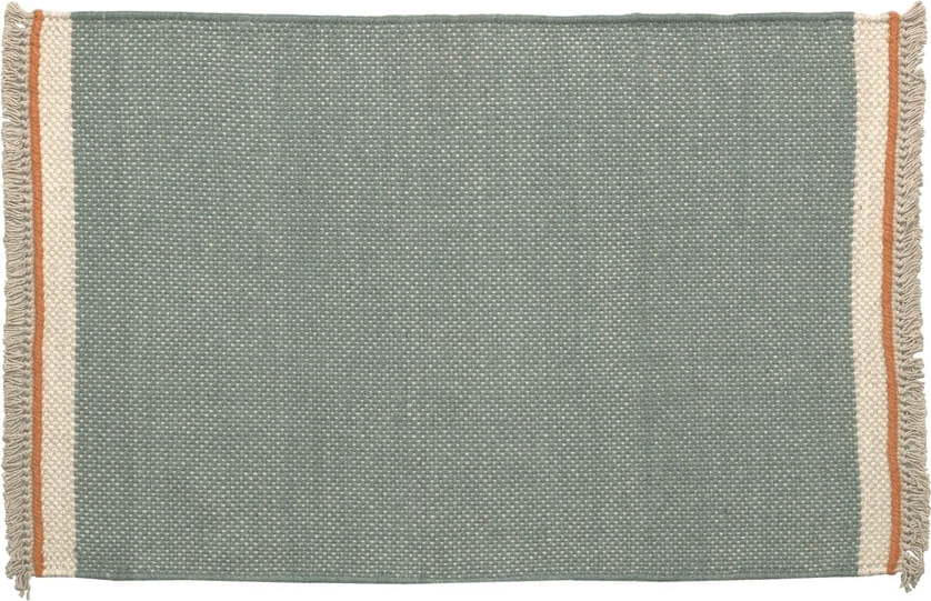 Modrý koberec z vlny Kave Home Nam, 60 x 90 cm