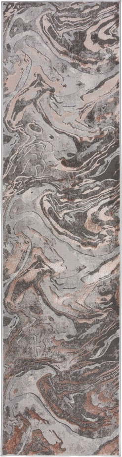 Šedo-béžový běhoun 80x300 cm Marbled – Flair Rugs