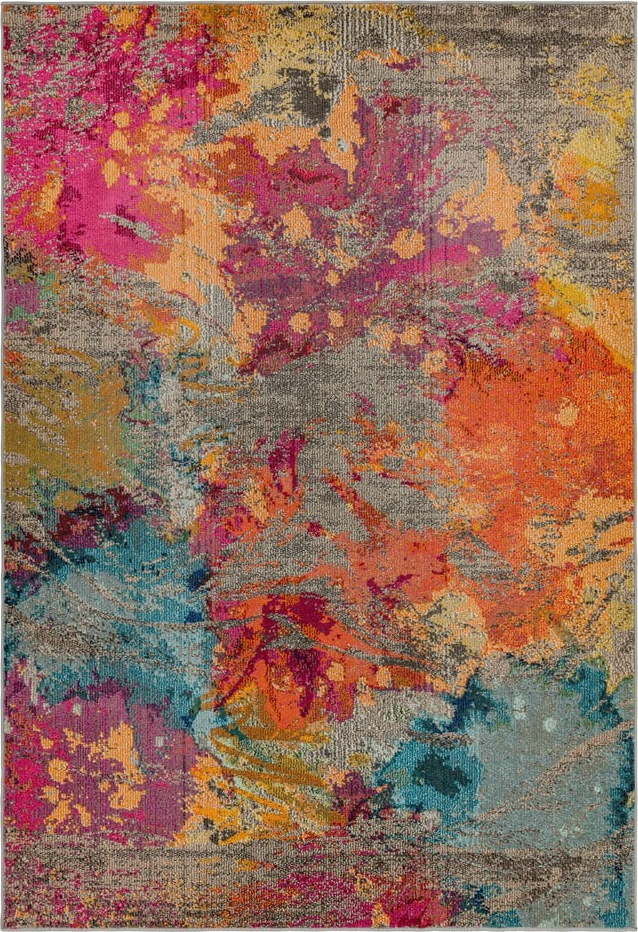 Červený koberec 170x120 cm Colores Cloud - Asiatic Carpets