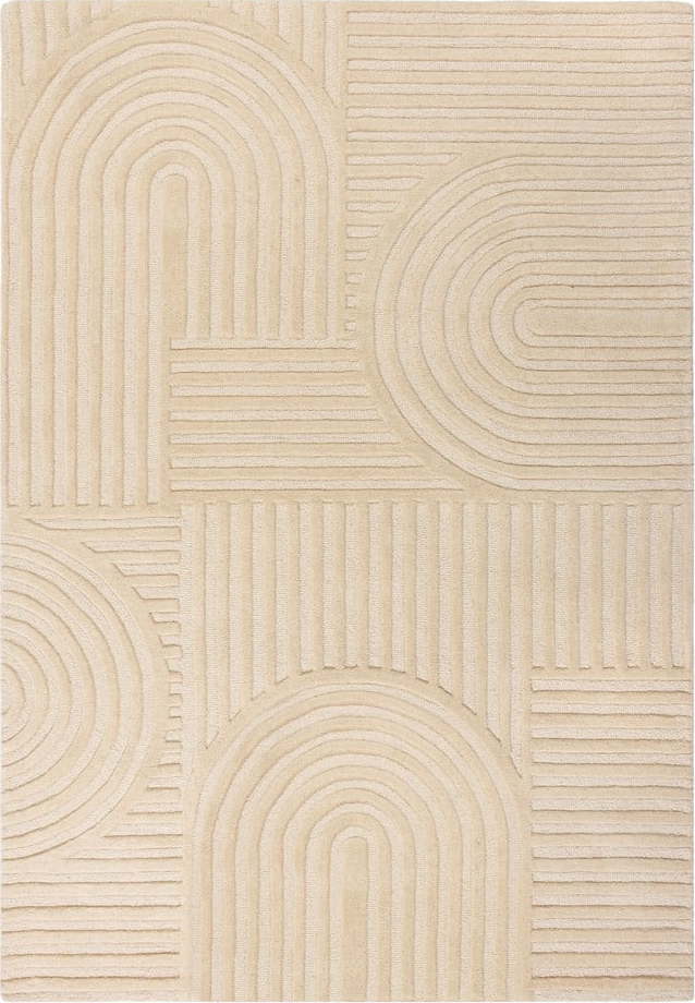 Béžový vlněný koberec 200x290 cm Zen Garden – Flair Rugs