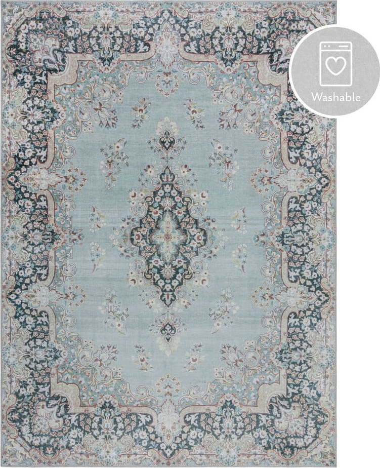 Tyrkysový pratelný koberec 160x230 cm FOLD Colby – Flair Rugs