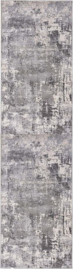 Světle šedý běhoun 80x300 cm Cocktail Wonderlust – Flair Rugs