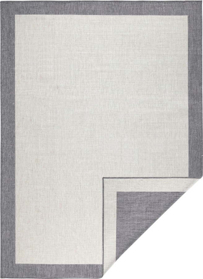 Šedo-krémový venkovní koberec NORTHRUGS Panama, 120 x 170 cm