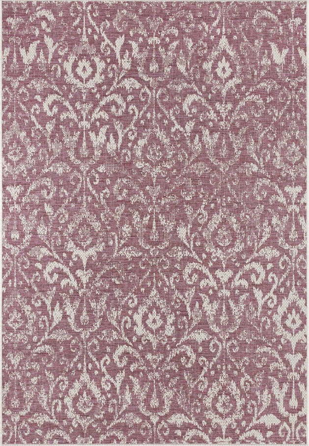 Fialovo-béžový venkovní koberec NORTHRUGS Hatta, 70 x 140 cm