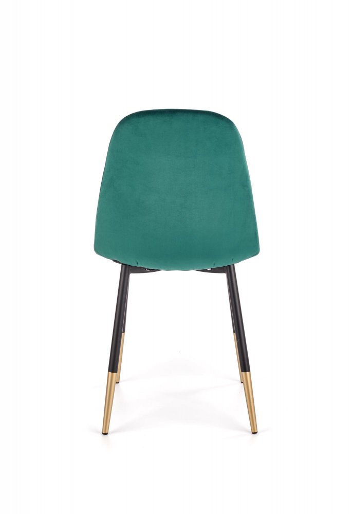 Jídelní židle ATLANTA –⁠ kov, látka, zelená