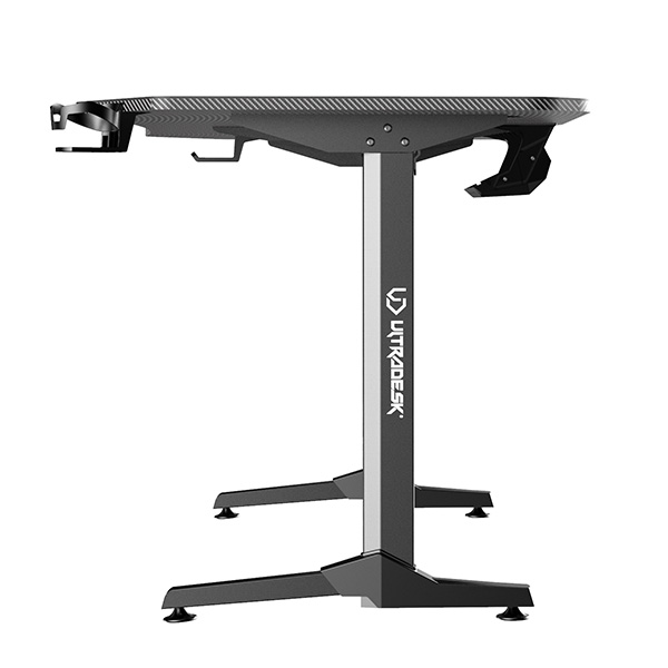 Herní stůl ULTRADESK FRAG XXL PINK – černá/růžová, 160x75 cm